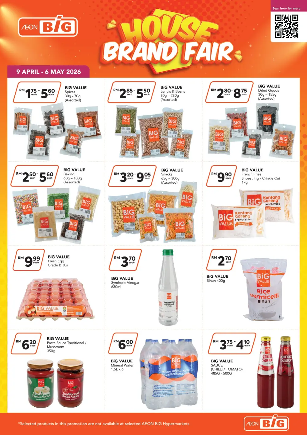 AEON BiG Malaysia House Brand Fair | Ends 06 May