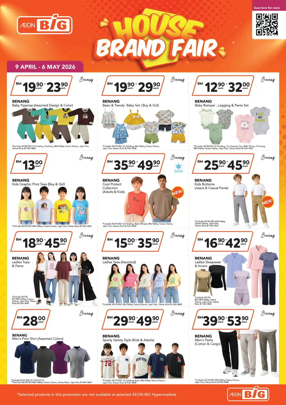 AEON BiG Malaysia House Brand Fair | Ends 06 May