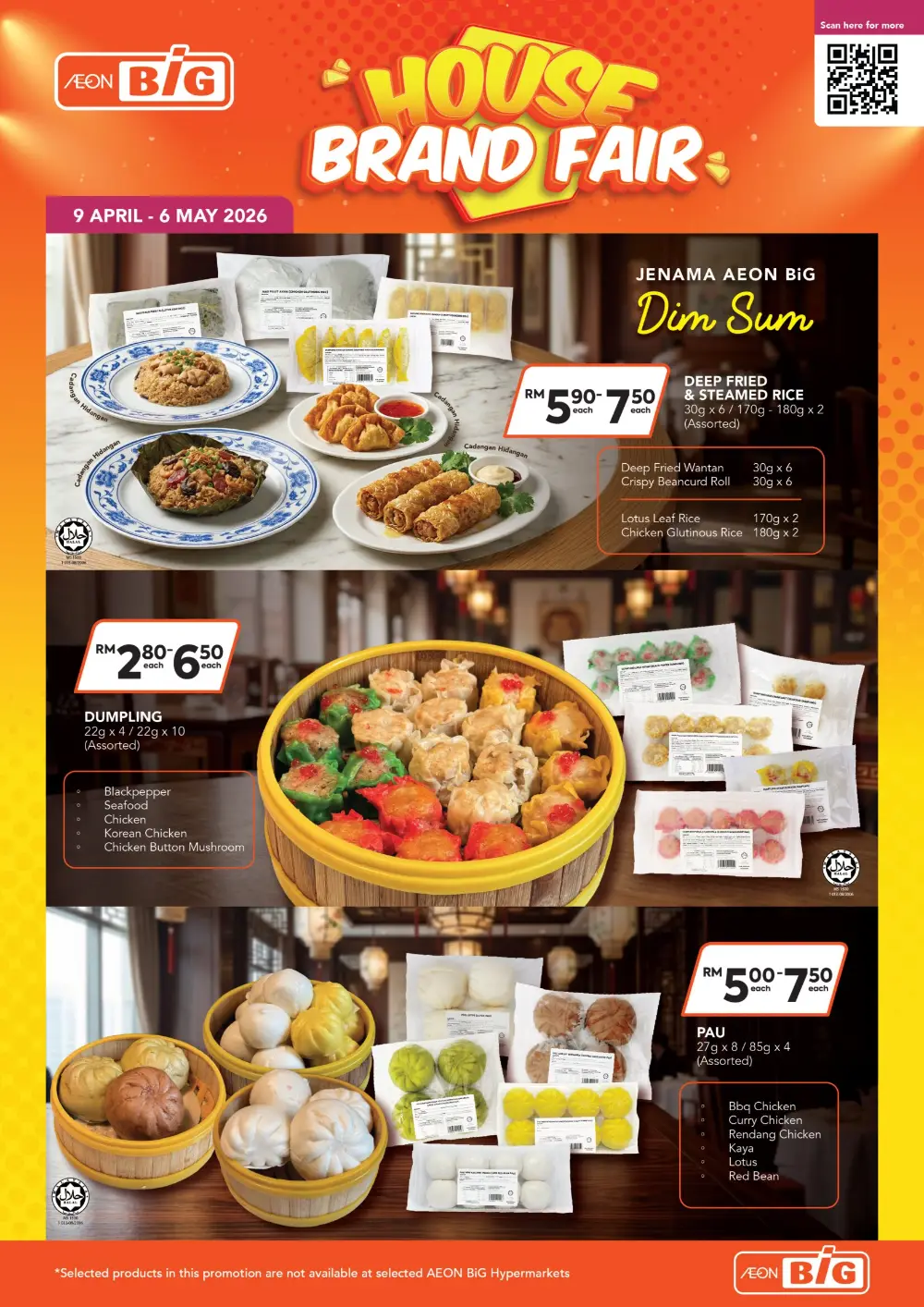 AEON BiG Malaysia House Brand Fair | Ends 06 May