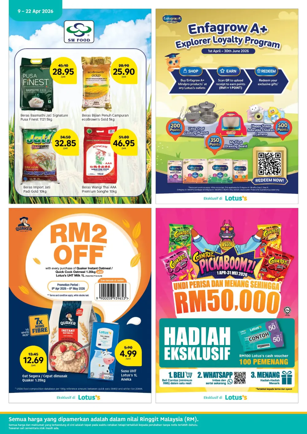 Lotus's Malaysia LotussLebihMurah | Ends 22 Apr