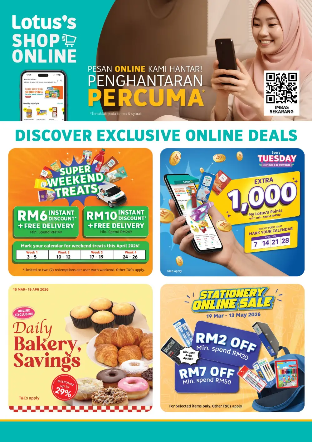 Lotus's Malaysia LotussLebihMurah | Ends 22 Apr