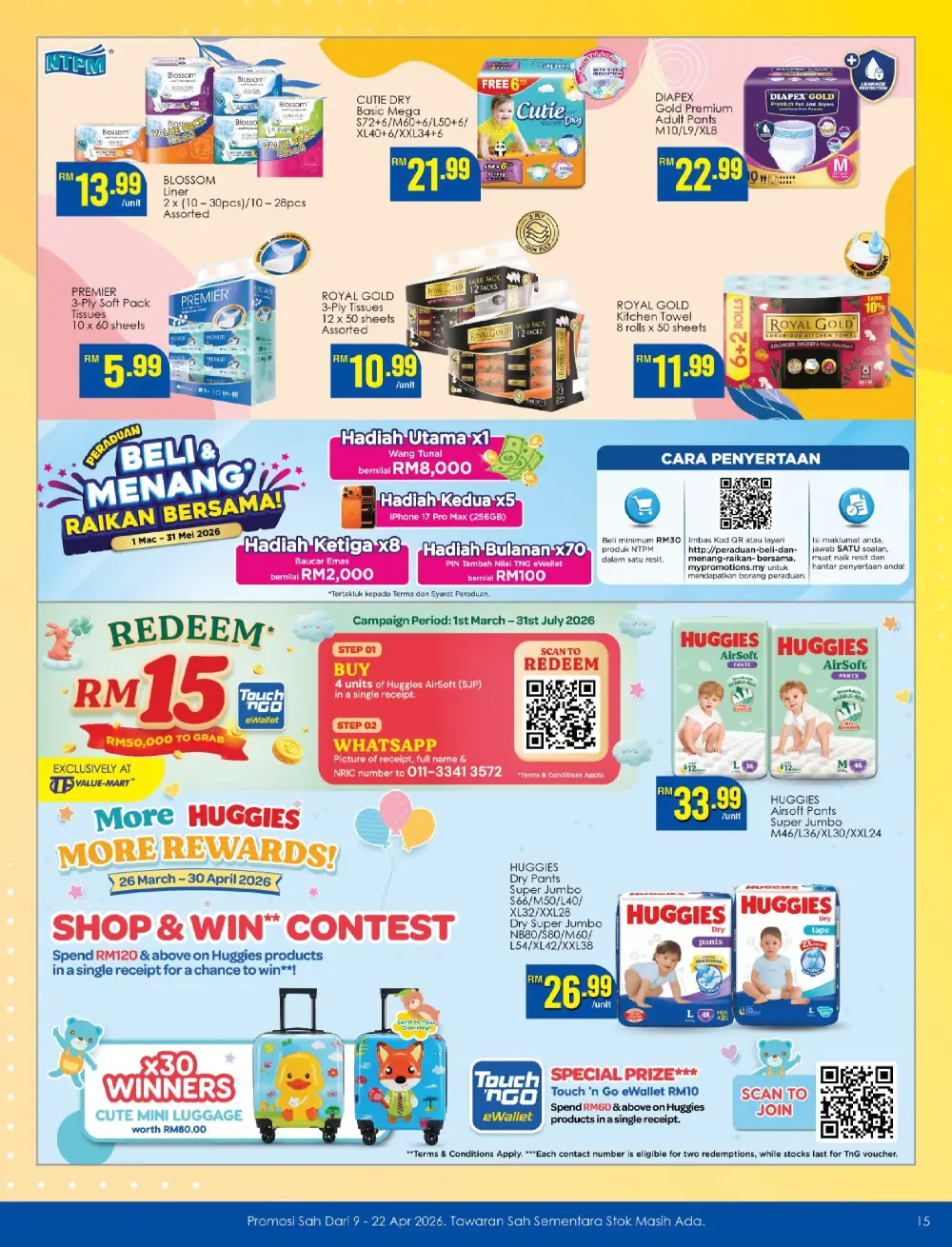 TF Value-Mart Malaysia Promosi Ahli Infinite | Ends 22 Apr