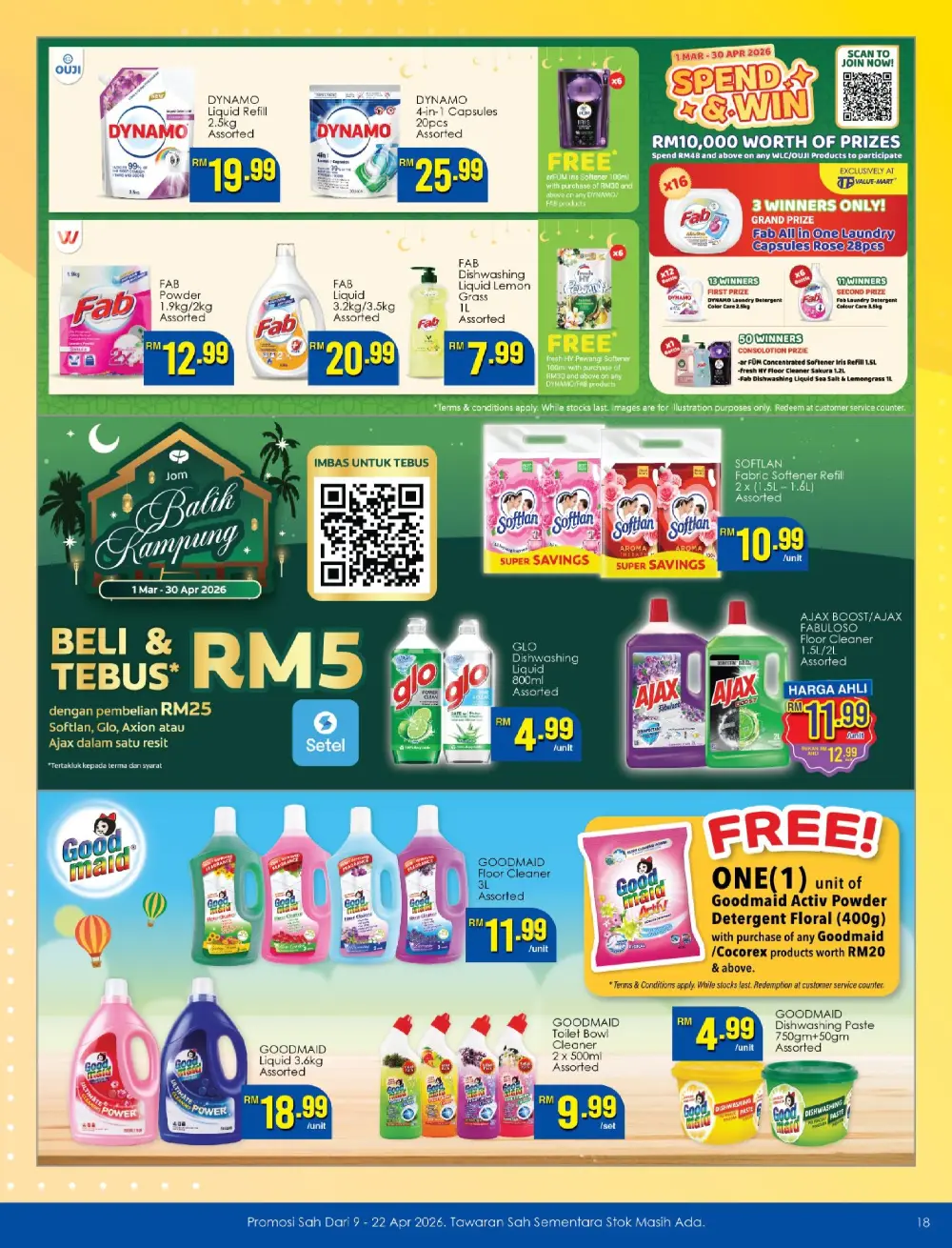 TF Value-Mart Malaysia Promosi Ahli Infinite | Ends 22 Apr