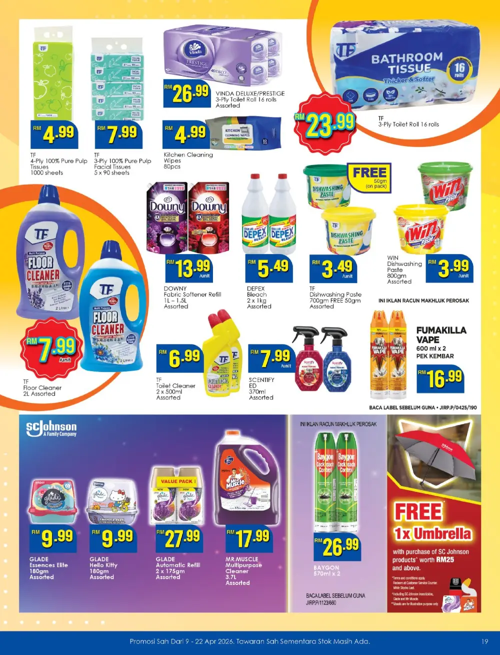 TF Value-Mart Malaysia Promosi Ahli Infinite | Ends 22 Apr