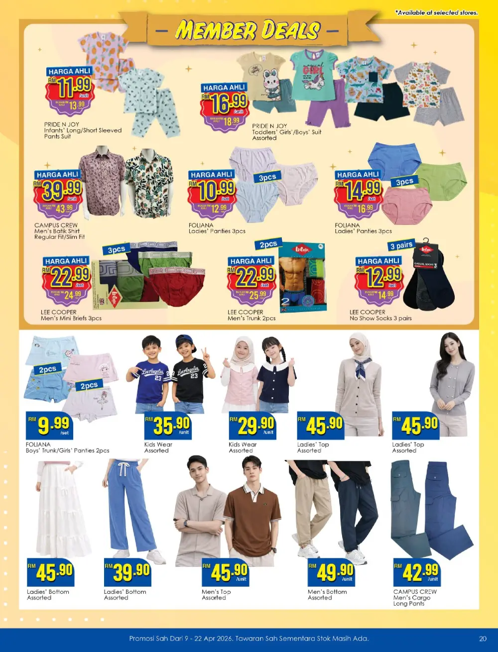 TF Value-Mart Malaysia Promosi Ahli Infinite | Ends 22 Apr