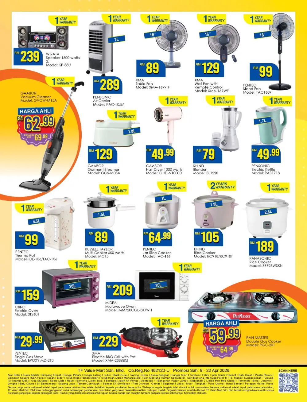 TF Value-Mart Malaysia Promosi Ahli Infinite | Ends 22 Apr