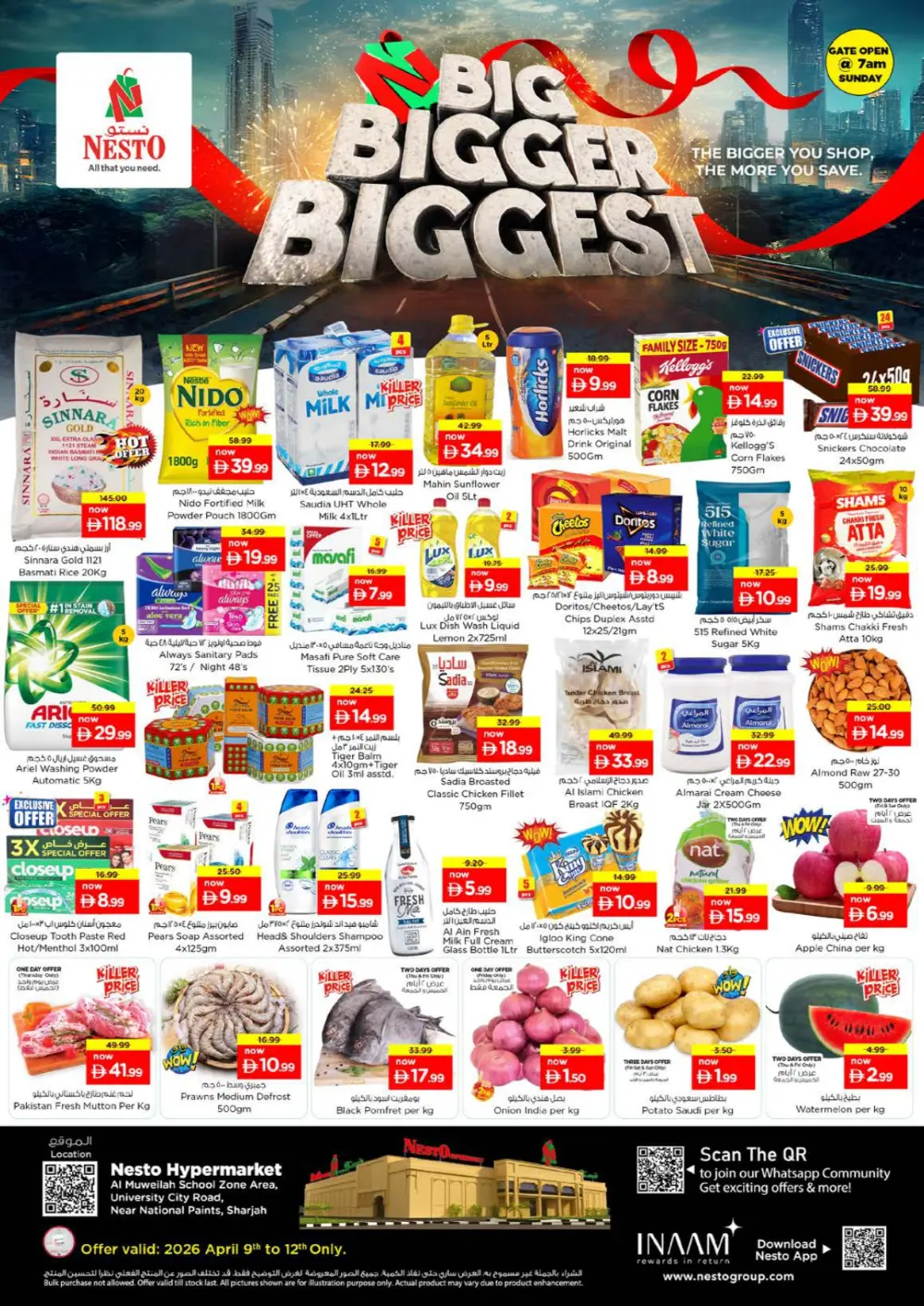 Nesto Sharjah Big Biggest Sale | Ends Sunday