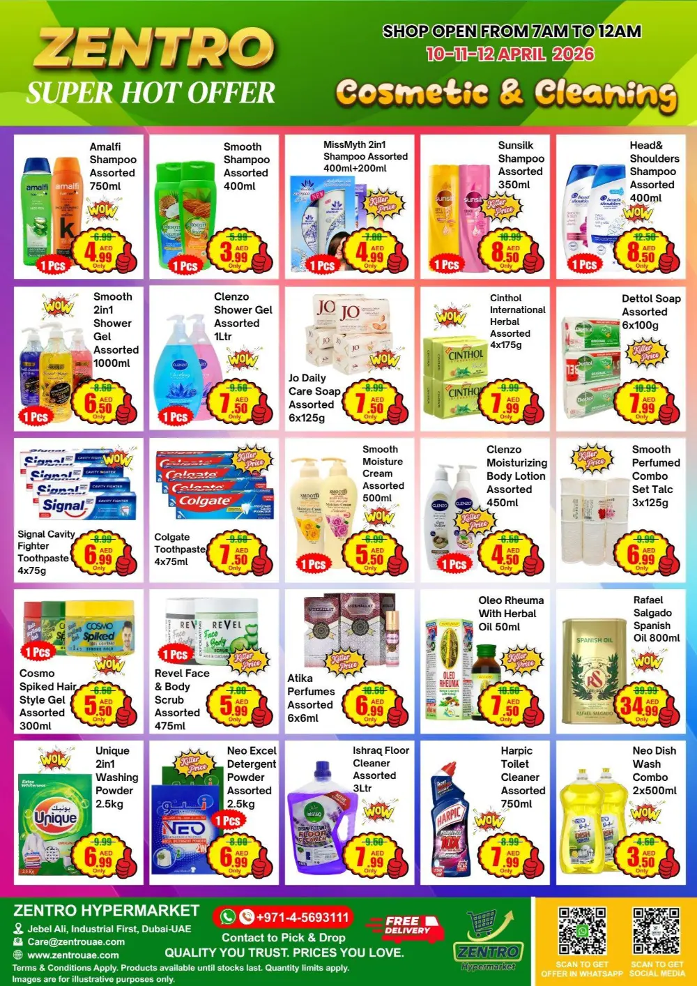 Zentro Jebel Ali Super Hot Offer | Ends 12 April