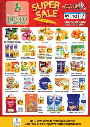 Besto Electra Super Sale | Ends Sunday In Besto Hypermarket Abu Dhabi