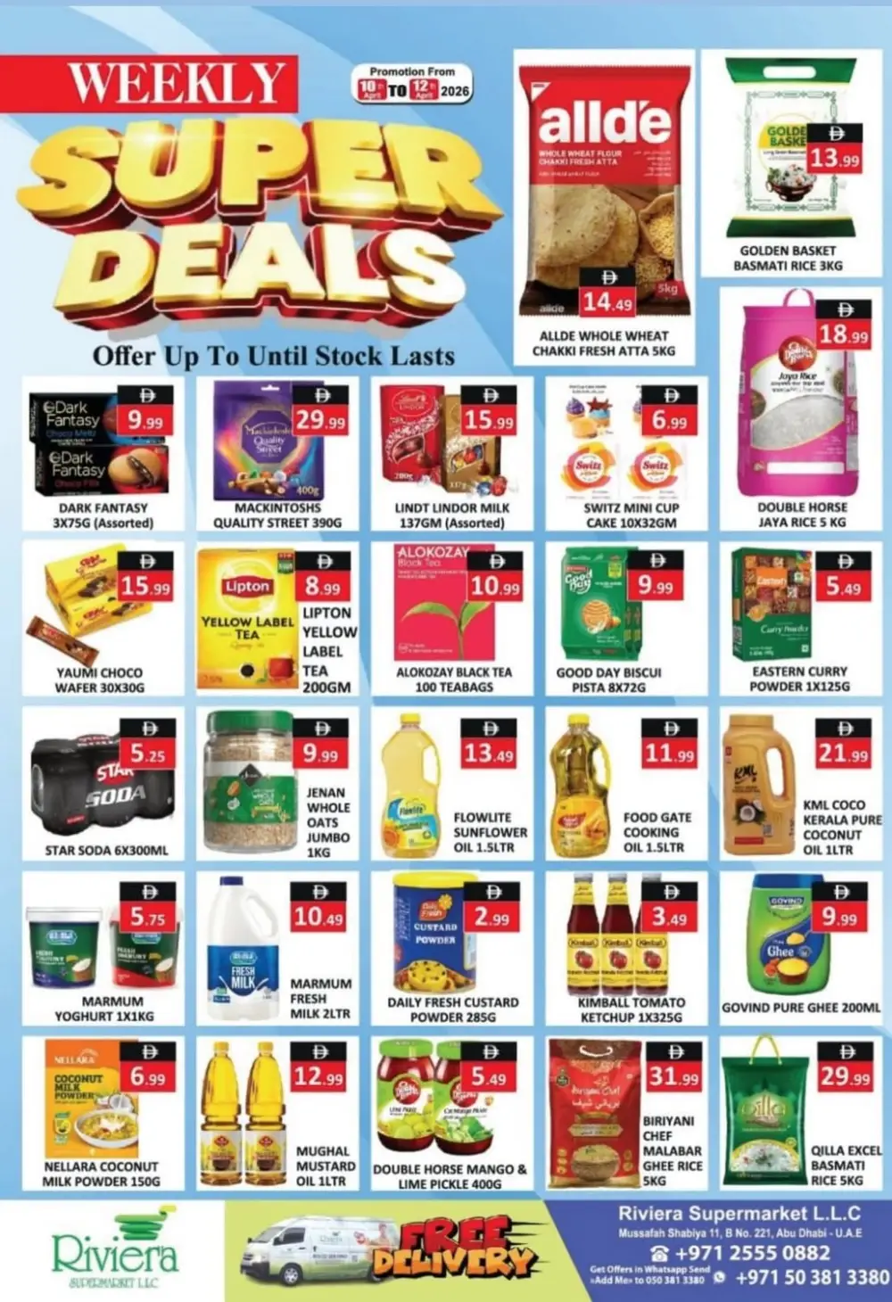 Riviera Supermarket Musaffah Weekly Super Deals | Ends Sunday