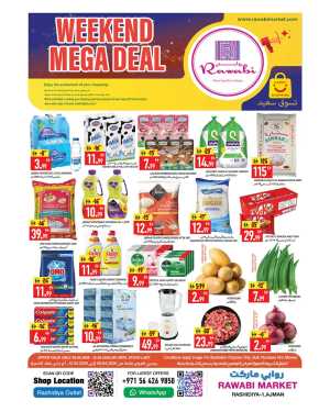 Rawabi Ajman Weekend Mega Deal | Ends Sunday In Rawabi Market Sharjah / Ajman