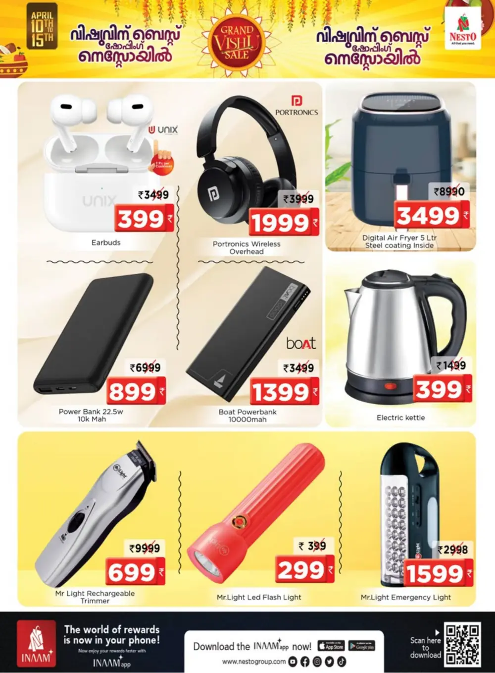 Nesto Kakkattil Calicut - Grand Vishu Sale Offers | April 10-15, 2026