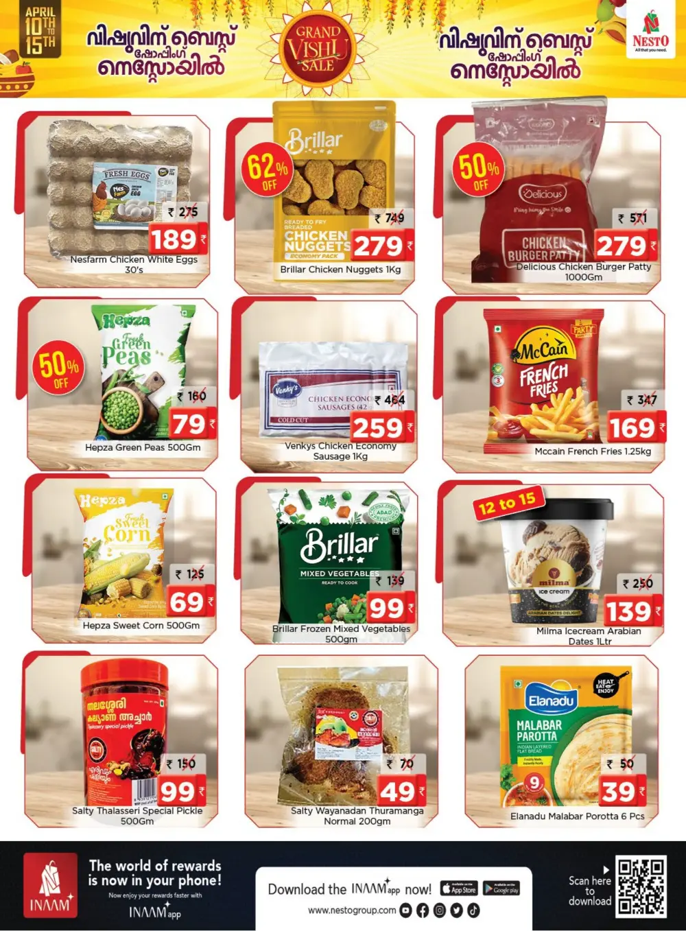 Nesto Kannur | Grand Vishu Sale Offers & Grocery Deals April 10-15