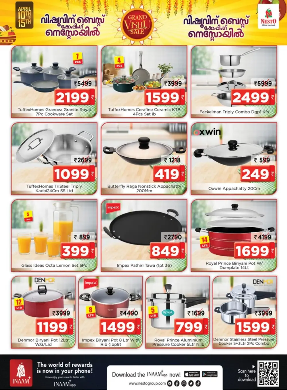 Nesto Kannur | Grand Vishu Sale Offers & Grocery Deals April 10-15