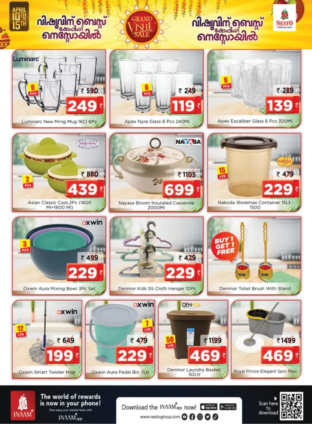 Nesto Kannur | Grand Vishu Sale Offers & Grocery Deals April 10-15