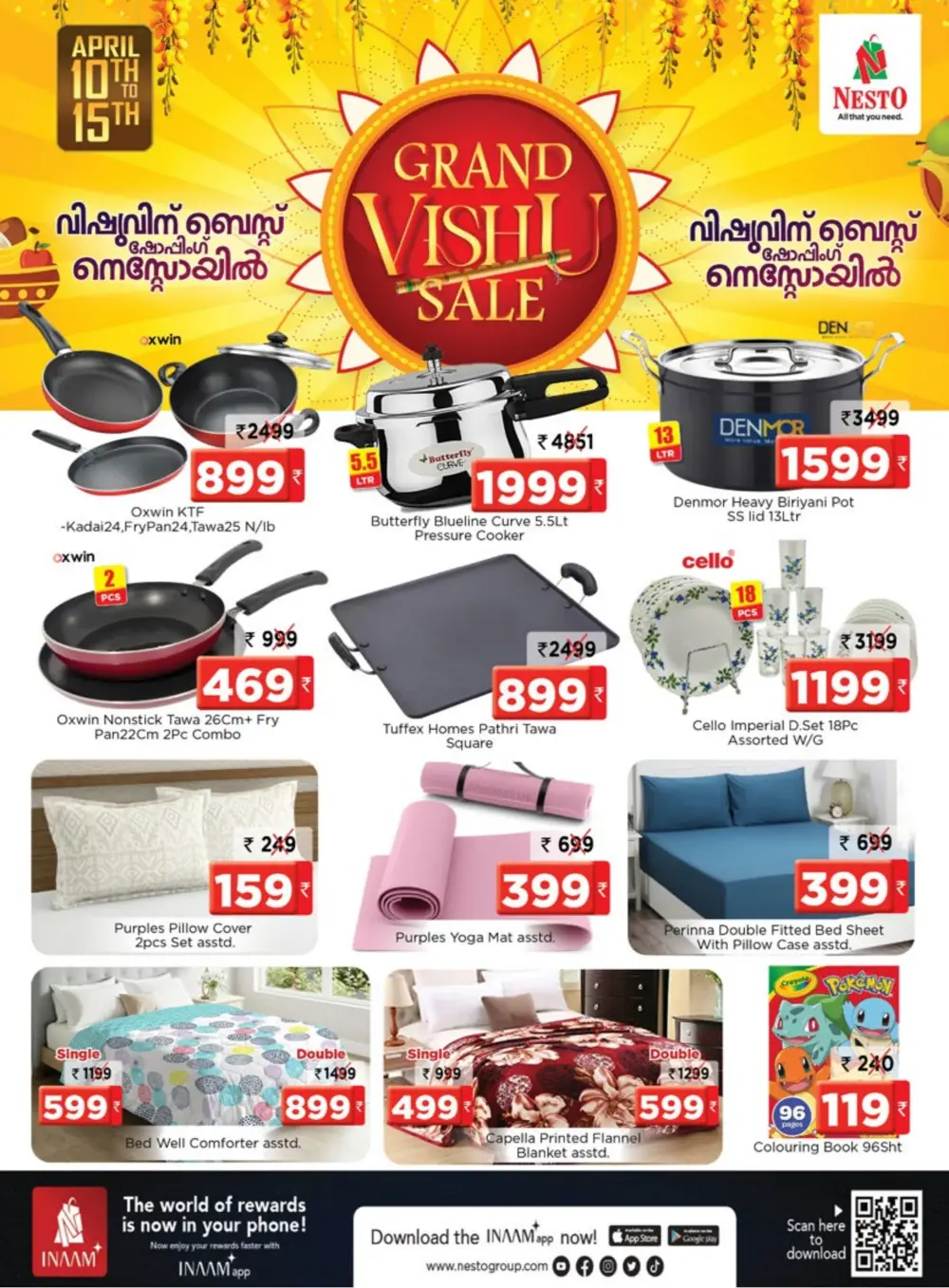 Nesto Kannur | Grand Vishu Sale Offers & Grocery Deals April 10-15