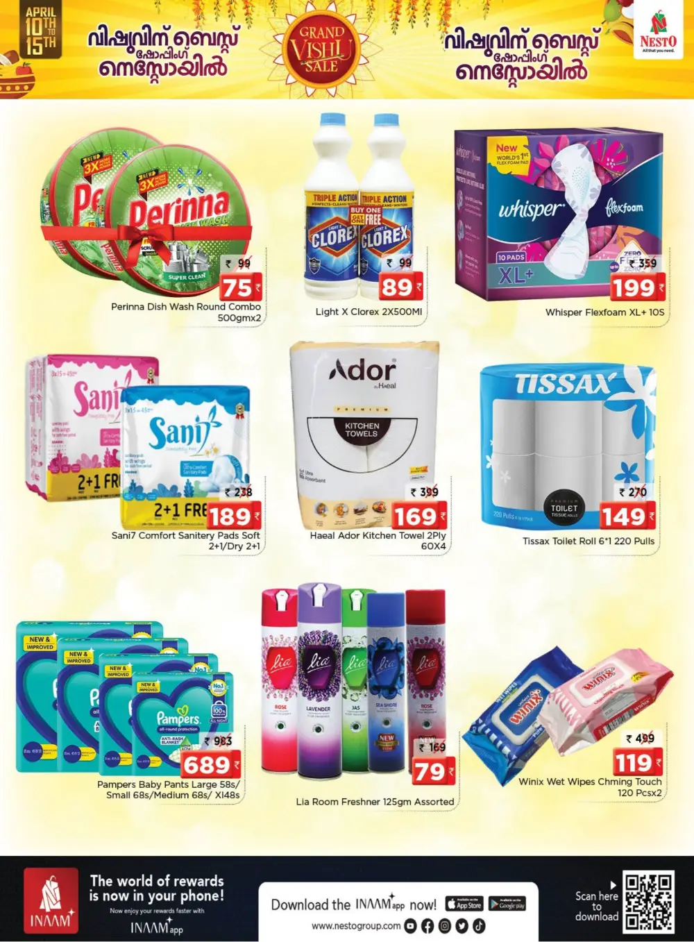 Nesto  | Grand Vishu Sale Offers: April 10-15 | Best Deals on Groceries & Electronics