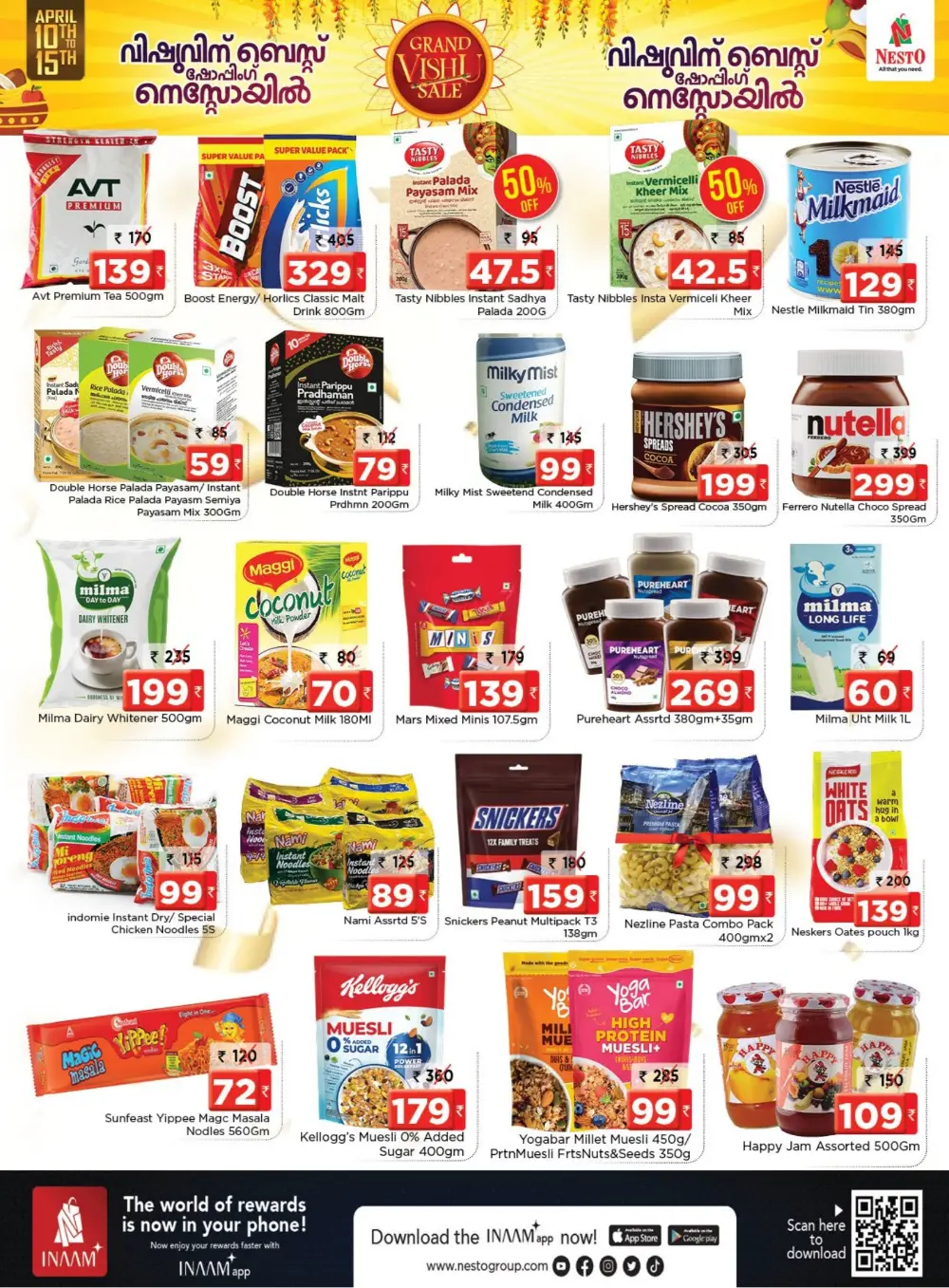 Nesto Calicut & Pattambi - Grand Vishu Sale 2026 | Best Grocery Deals & Offers