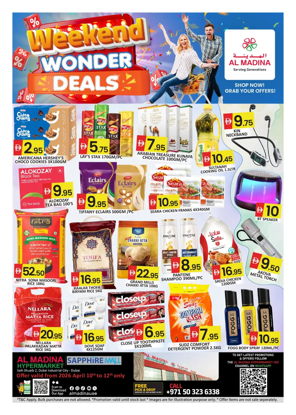 Al Madina Dubai Industrial City: Weekend Wonder Deals April 10-12