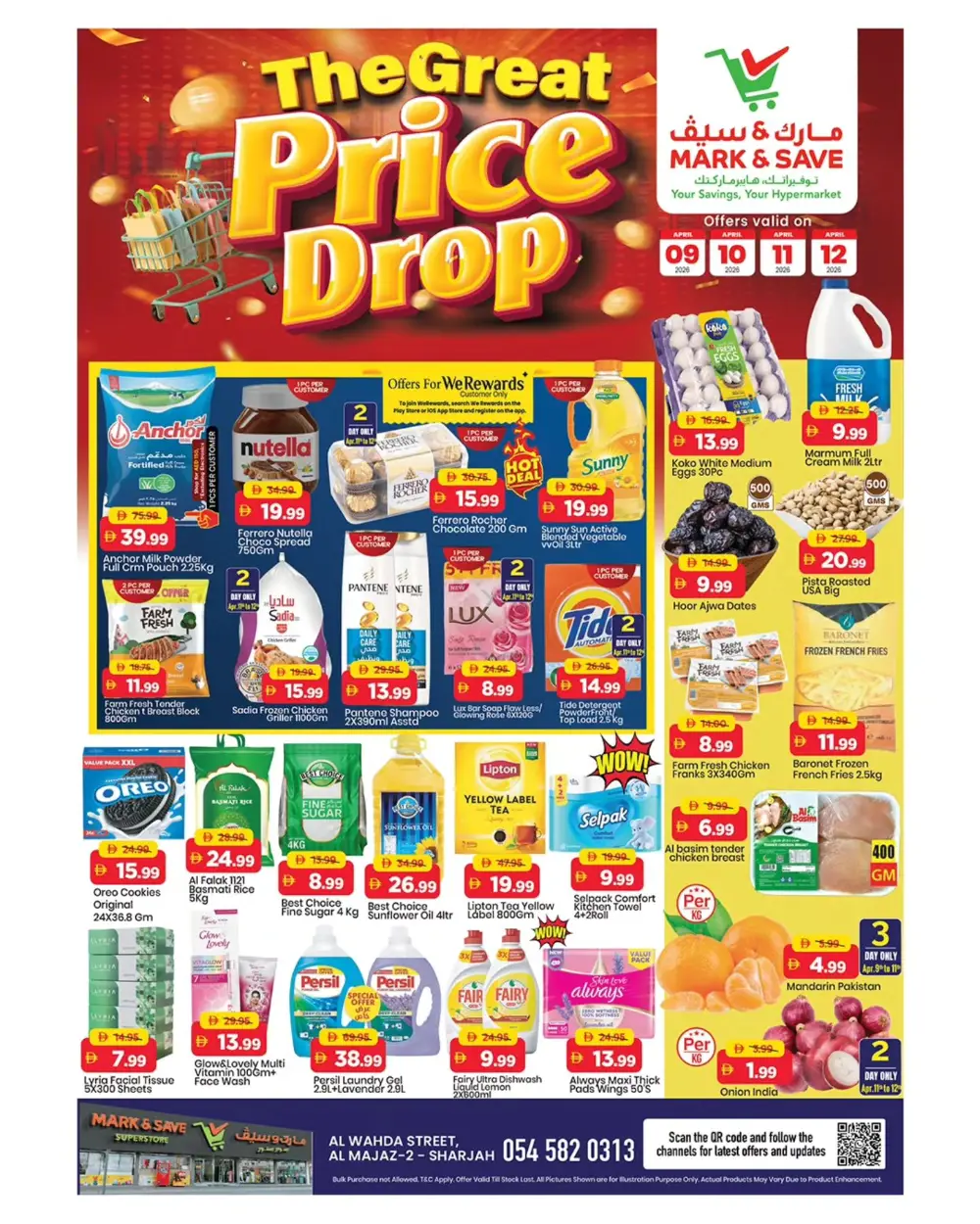 Mark & Save Sharjah | The Great Price Drop Offers April 9-12