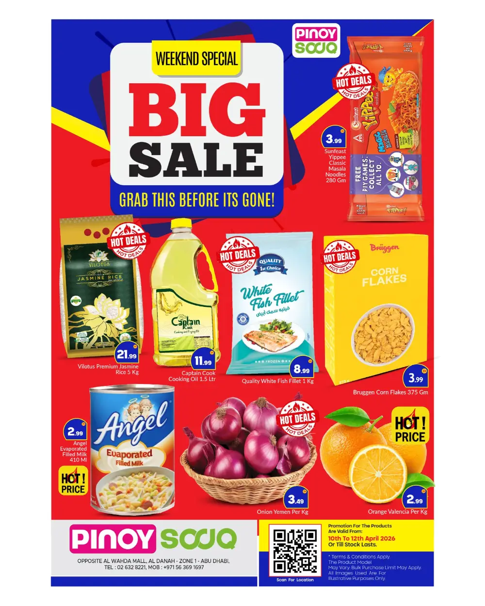 Pinoy Souq Abu Dhabi: Weekend Big Sale Grocery Offers April 10-12
