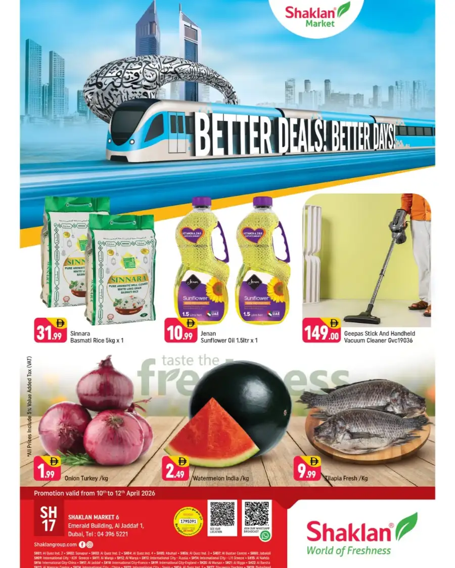 Shaklan Al Jaddaf: New Branch Super Deals!