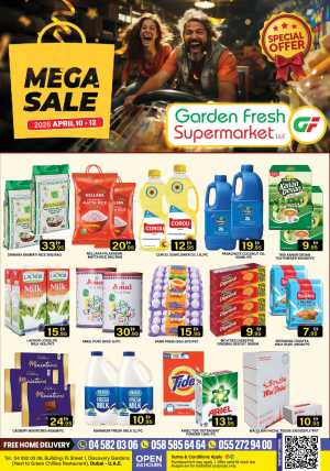 Garden Fresh Discovery Gardens Mega Sale In Garden Fresh Dubai