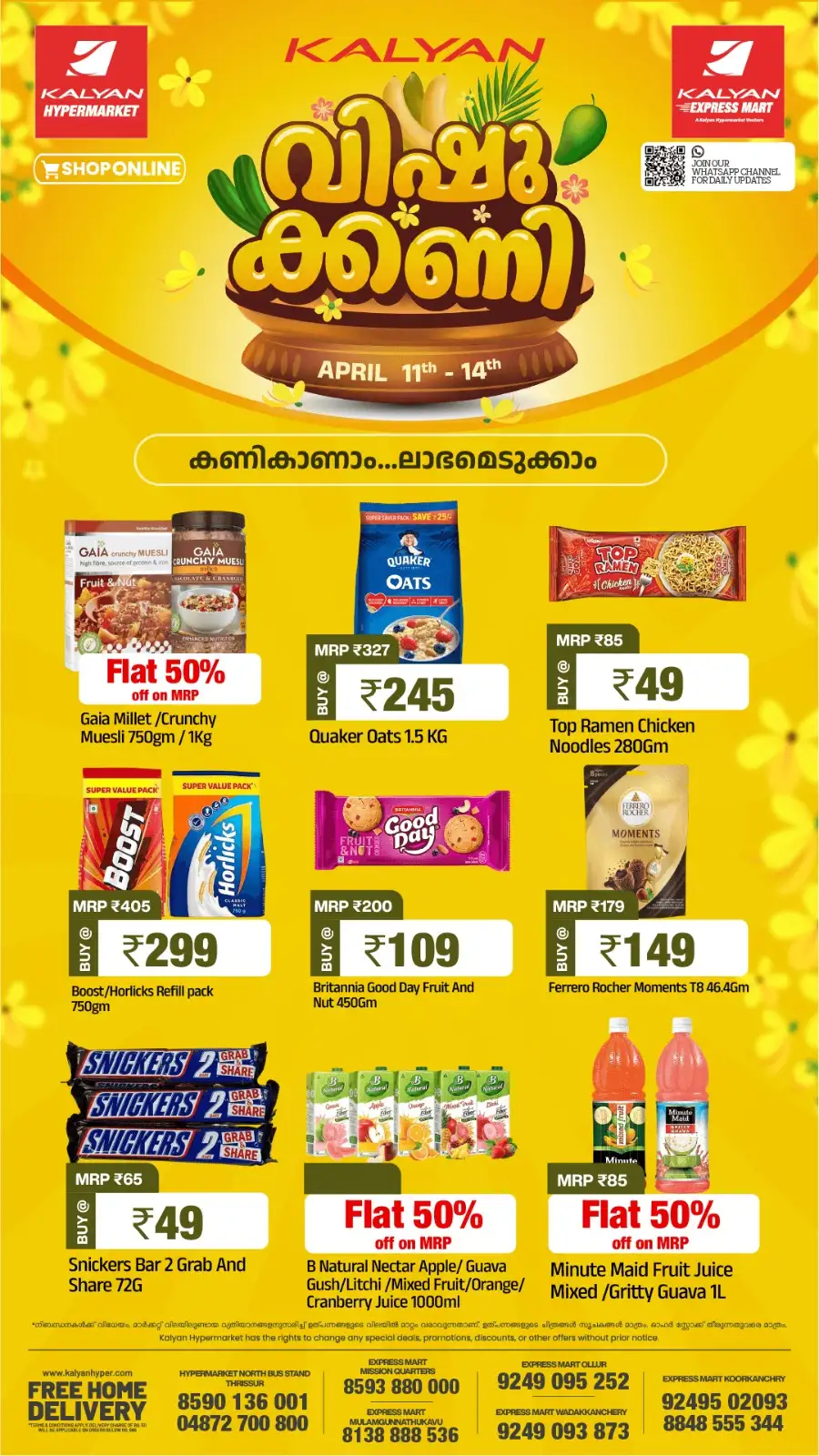 Vishu Offers & Fresh Vegetables Sale in Thrissur | Kalyan Hypermarket