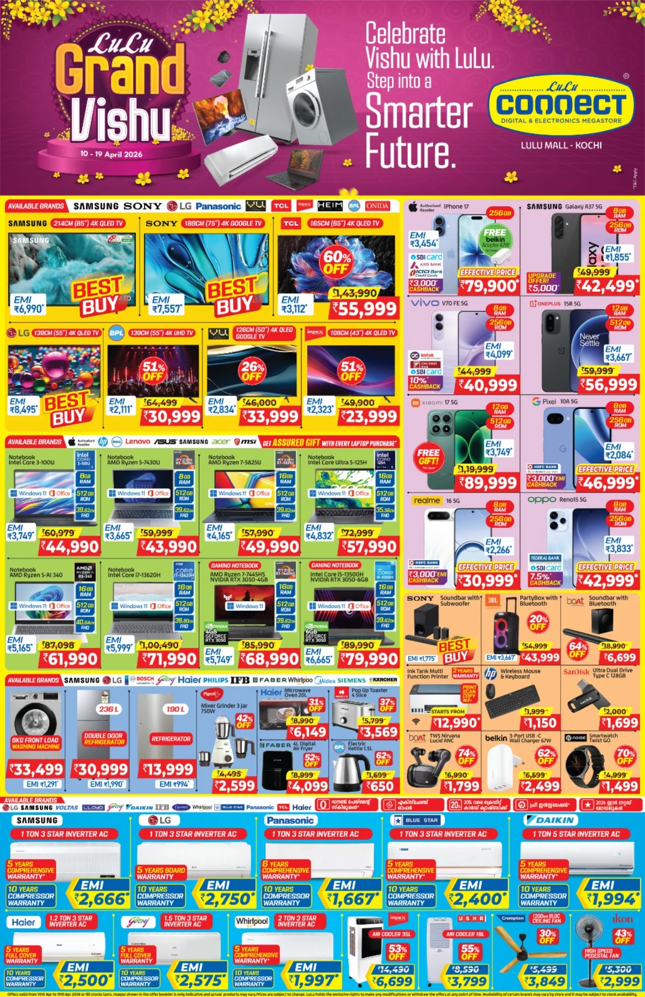 Lulu Mall Kochi Grand Vishu Offers | Ends 19 Apr