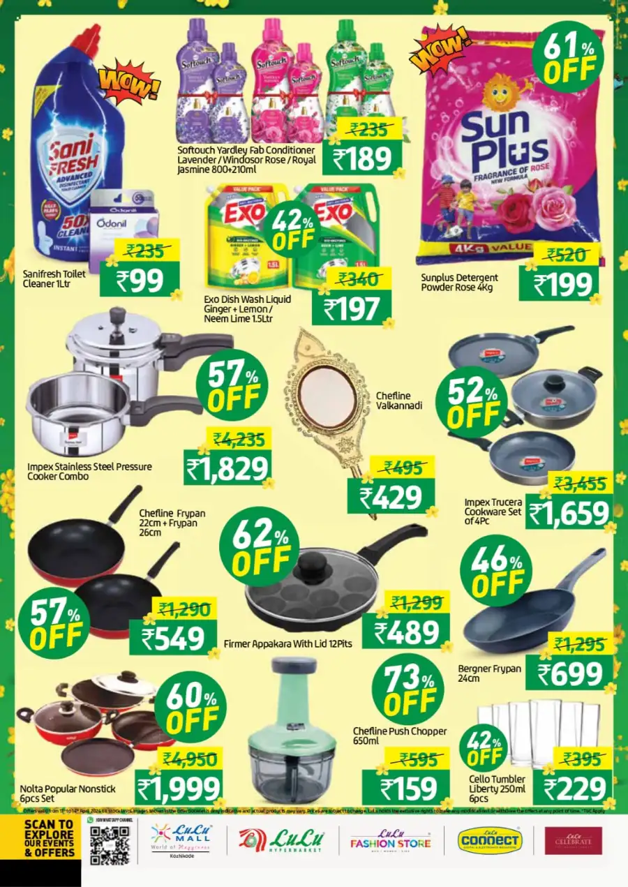 LuLu Mall Kozhikode Vishu Kaineettam Offers