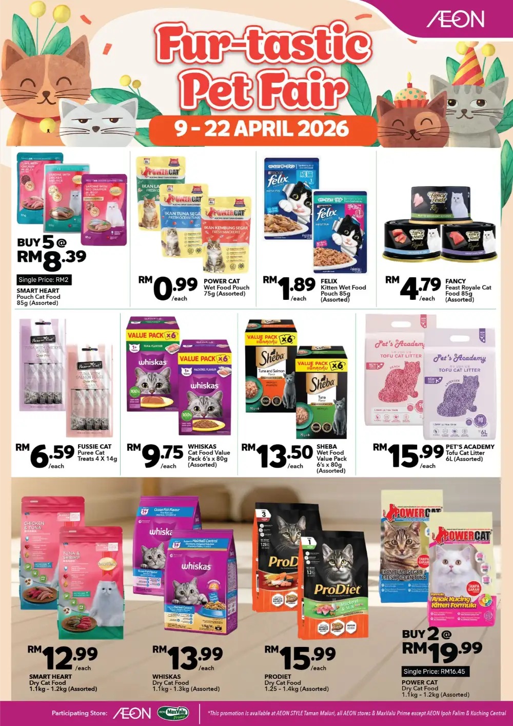 AEON Malaysia Fur-tastic Pet Fair Deals