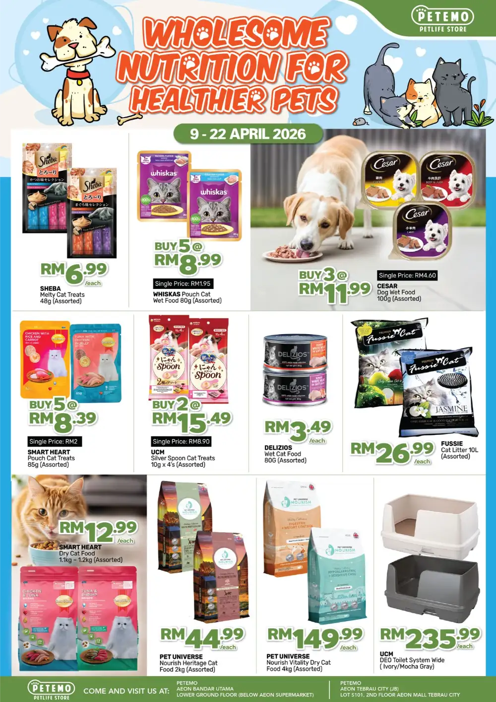 AEON Malaysia Fur-tastic Pet Fair Deals