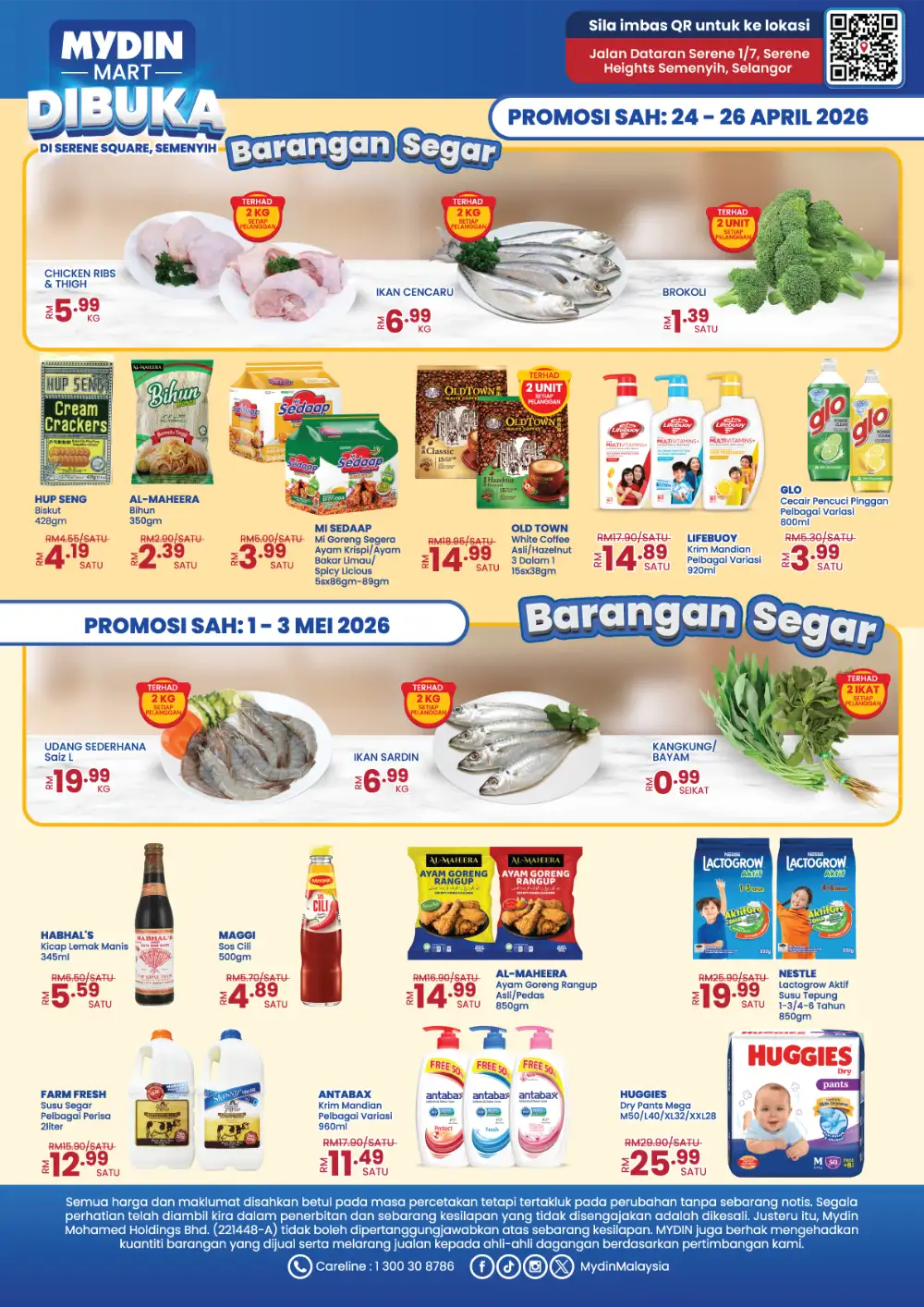 MYDIN Serene Square Semenyih Opening Promotion - 10 Sen Deals!
