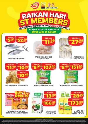 Sri Ternak ST Member Day - Exclusive Grocery Deals & Discounts In Sri Ternak Food Mart Kuala Lumpur,Negeri Sembilan,Selangor