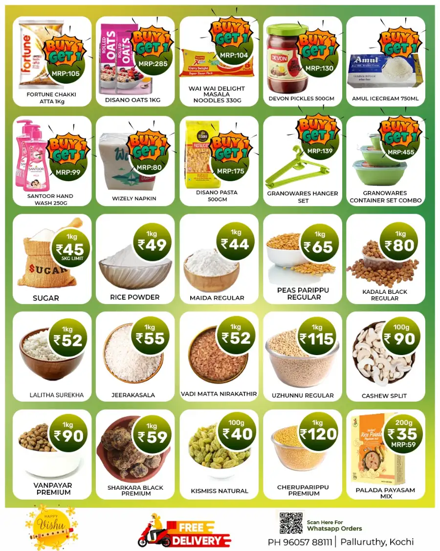 Millennium Hypermarket Palluruthy – Exclusive Vishu Offers 2026 | Save 50% Off