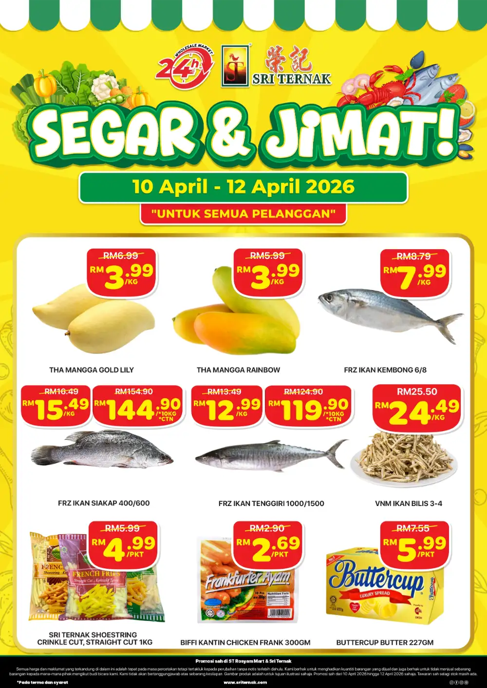 Sri Ternak Segar & Jimat Fresh Produce Offers | Ends 12 April