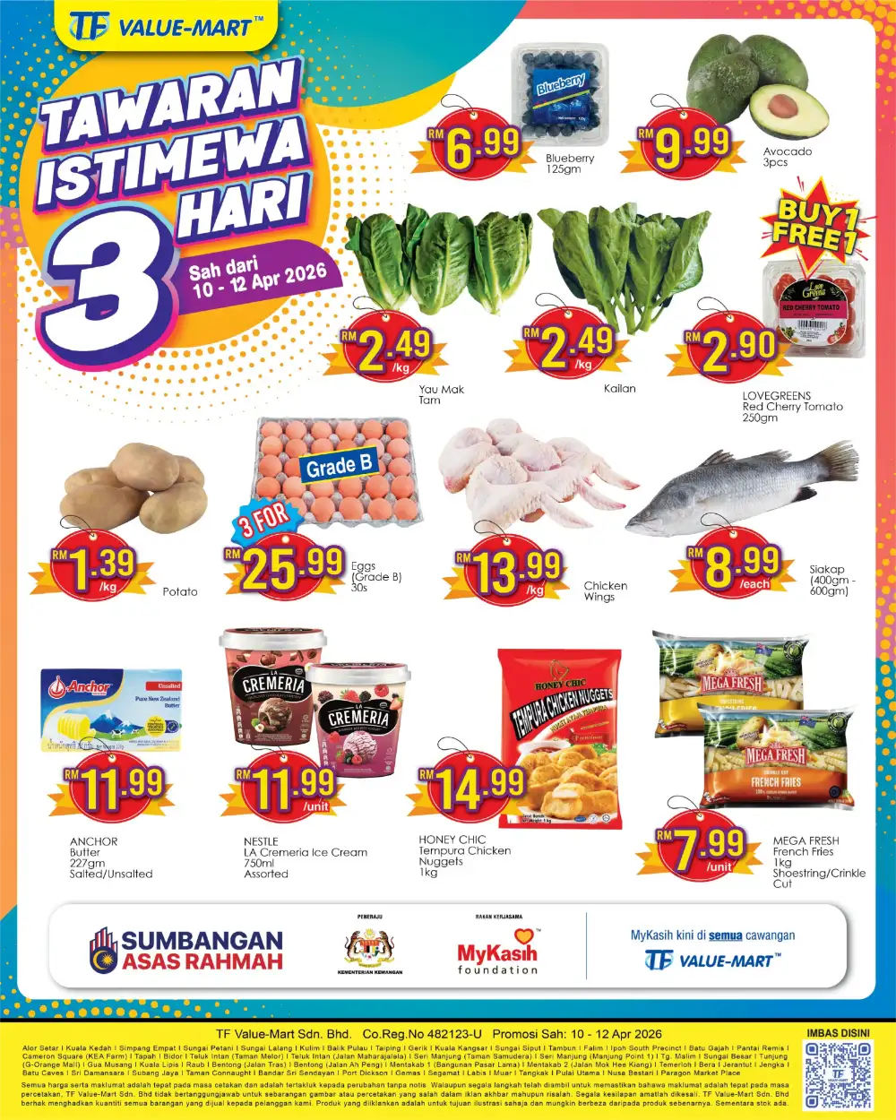 TF Value-Mart 3-Day Special Offers | Ends 12 Apr