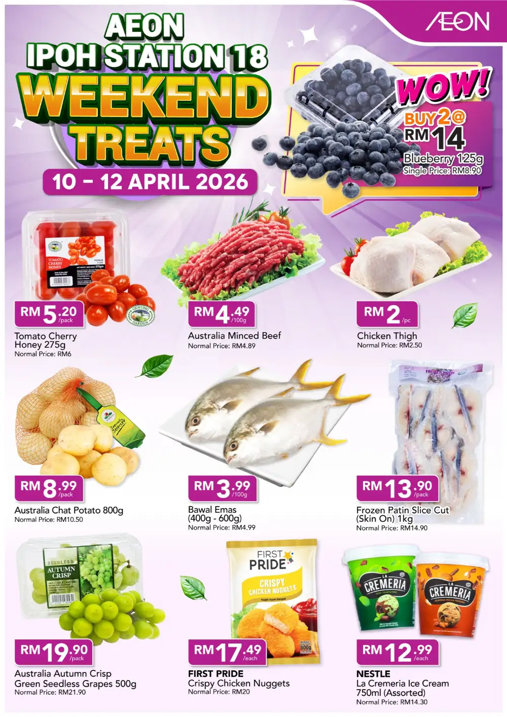 AEON Malaysia Weekend Treats | Ends 12 Apr