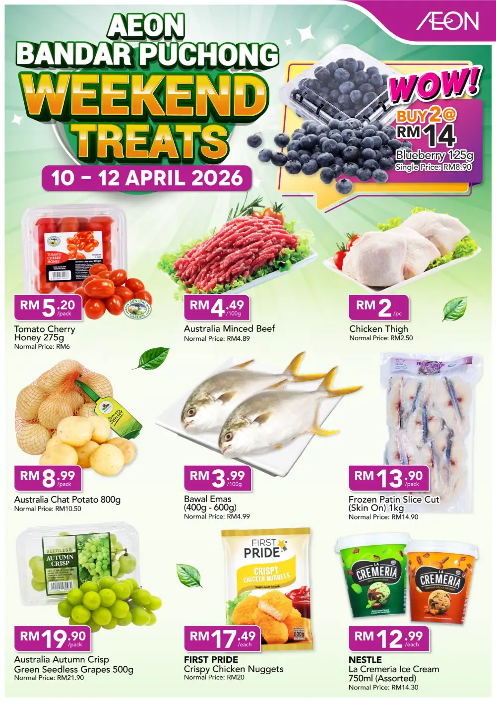 AEON Malaysia Weekend Treats | Ends 12 Apr