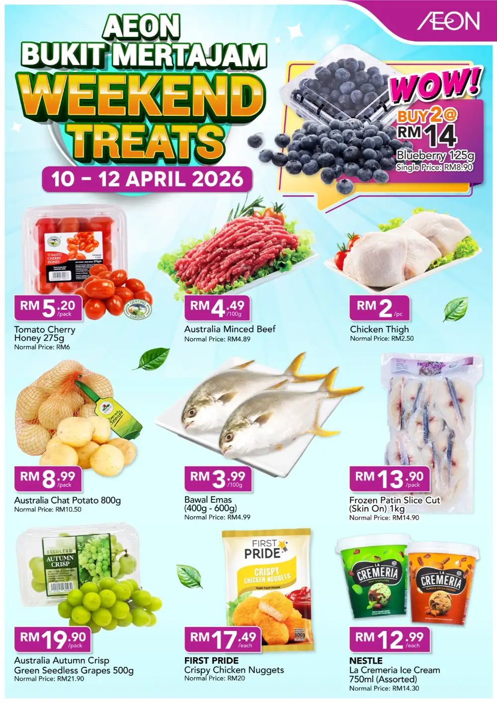 AEON Malaysia Weekend Treats | Ends 12 Apr
