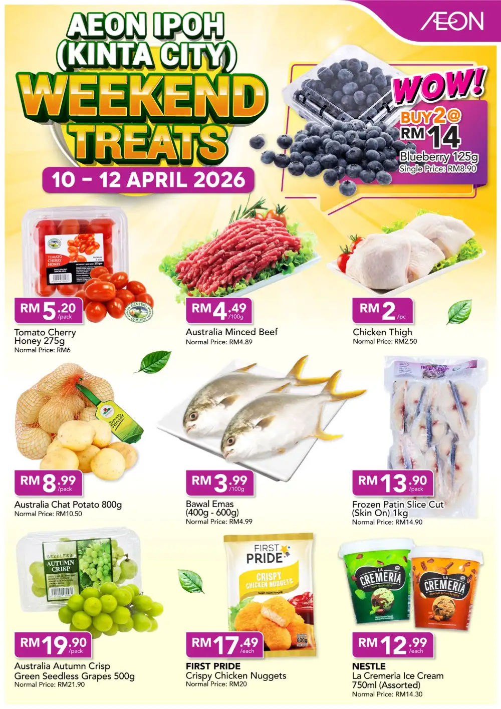AEON Malaysia Weekend Treats | Ends 12 Apr