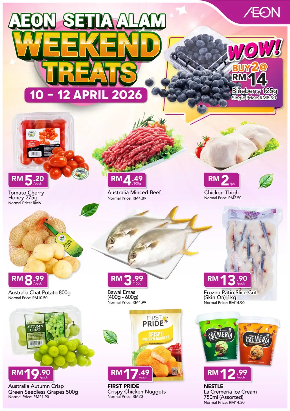 AEON Malaysia Weekend Treats | Ends 12 Apr