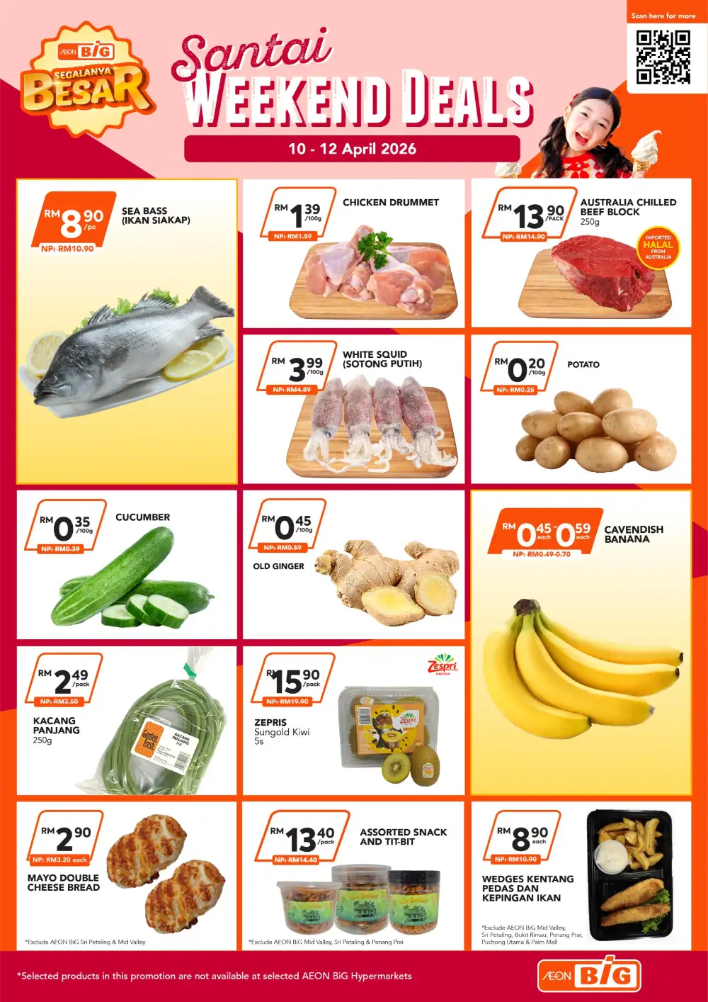 AEON BiG Santai Weekend Deals | Ends 12 Apr