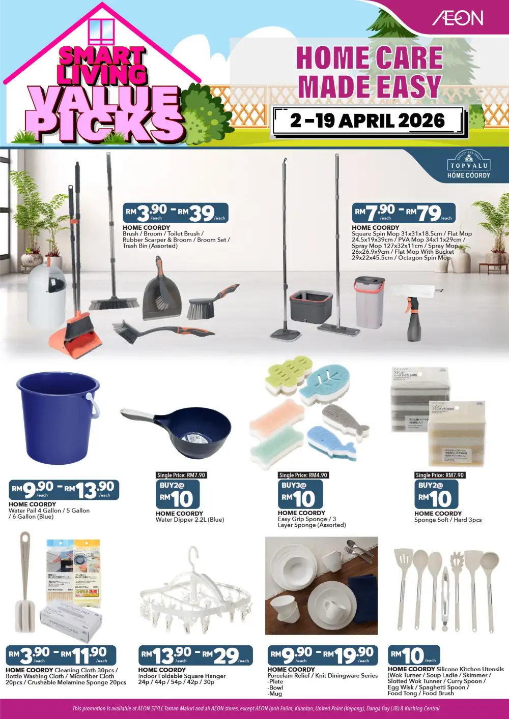 AEON Smart Living Value Picks | Ends 19 Apr