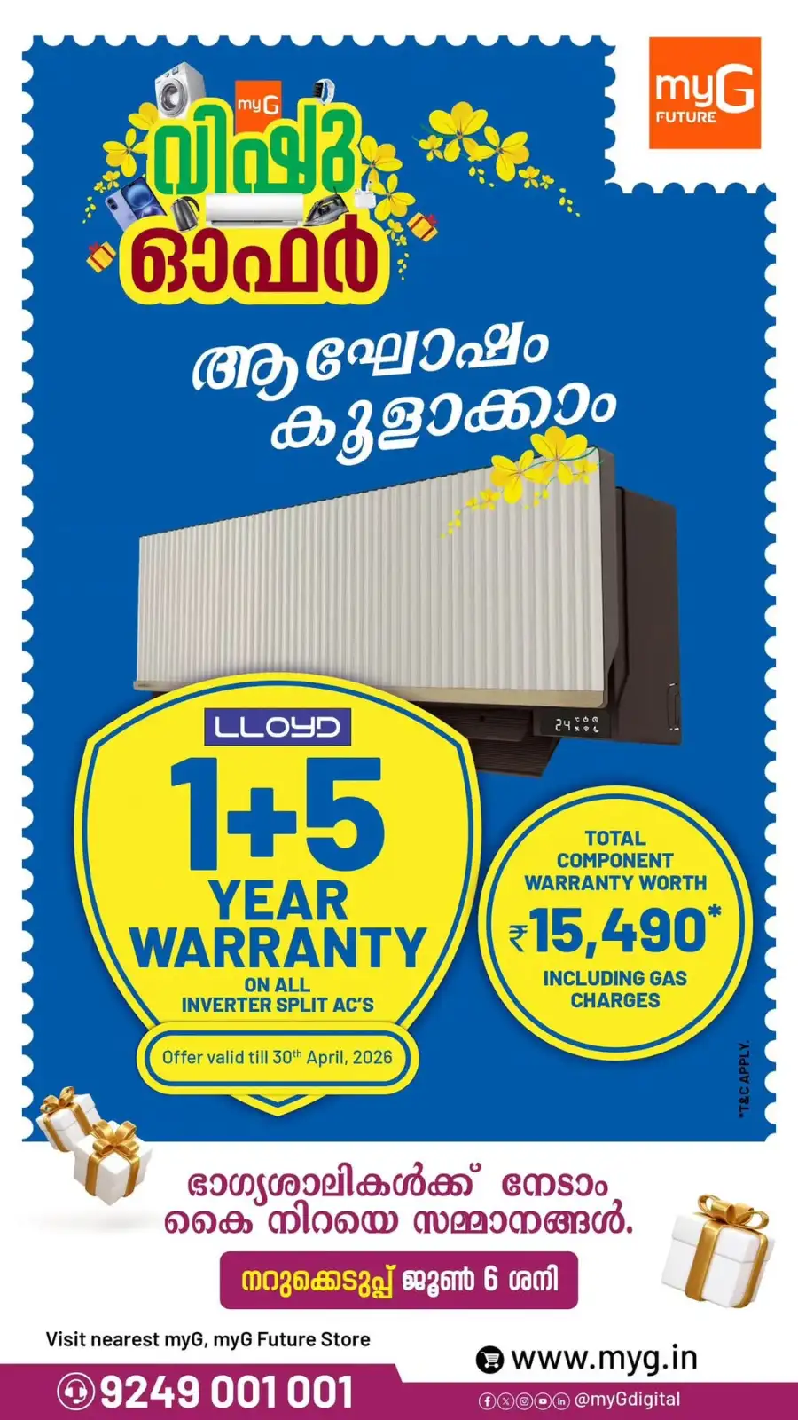 myG Kozhikode | Vishu Offers on Dashcams, Instax & GoPro Cameras