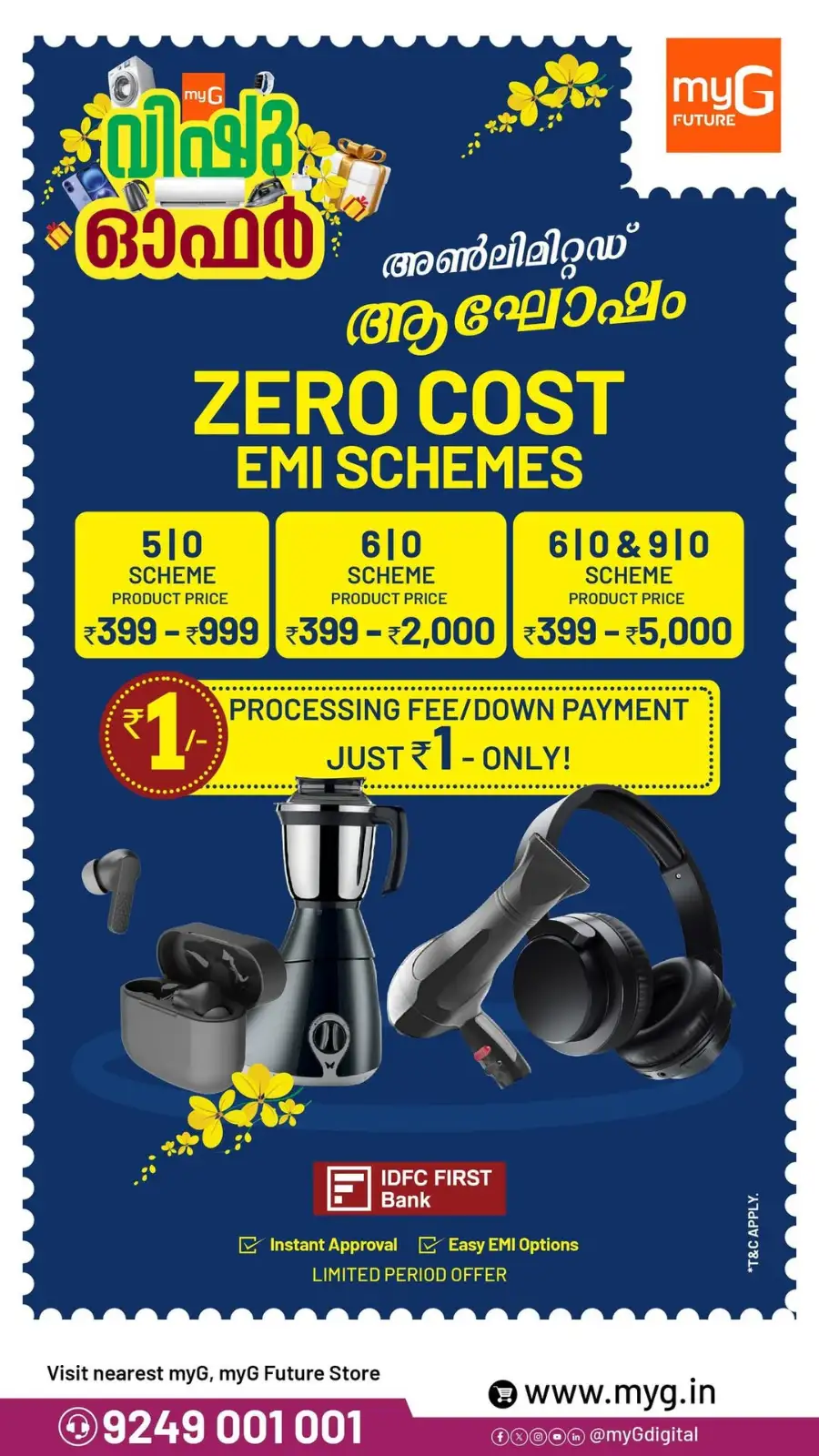 myG Kozhikode | Vishu Offers on Dashcams, Instax & GoPro Cameras