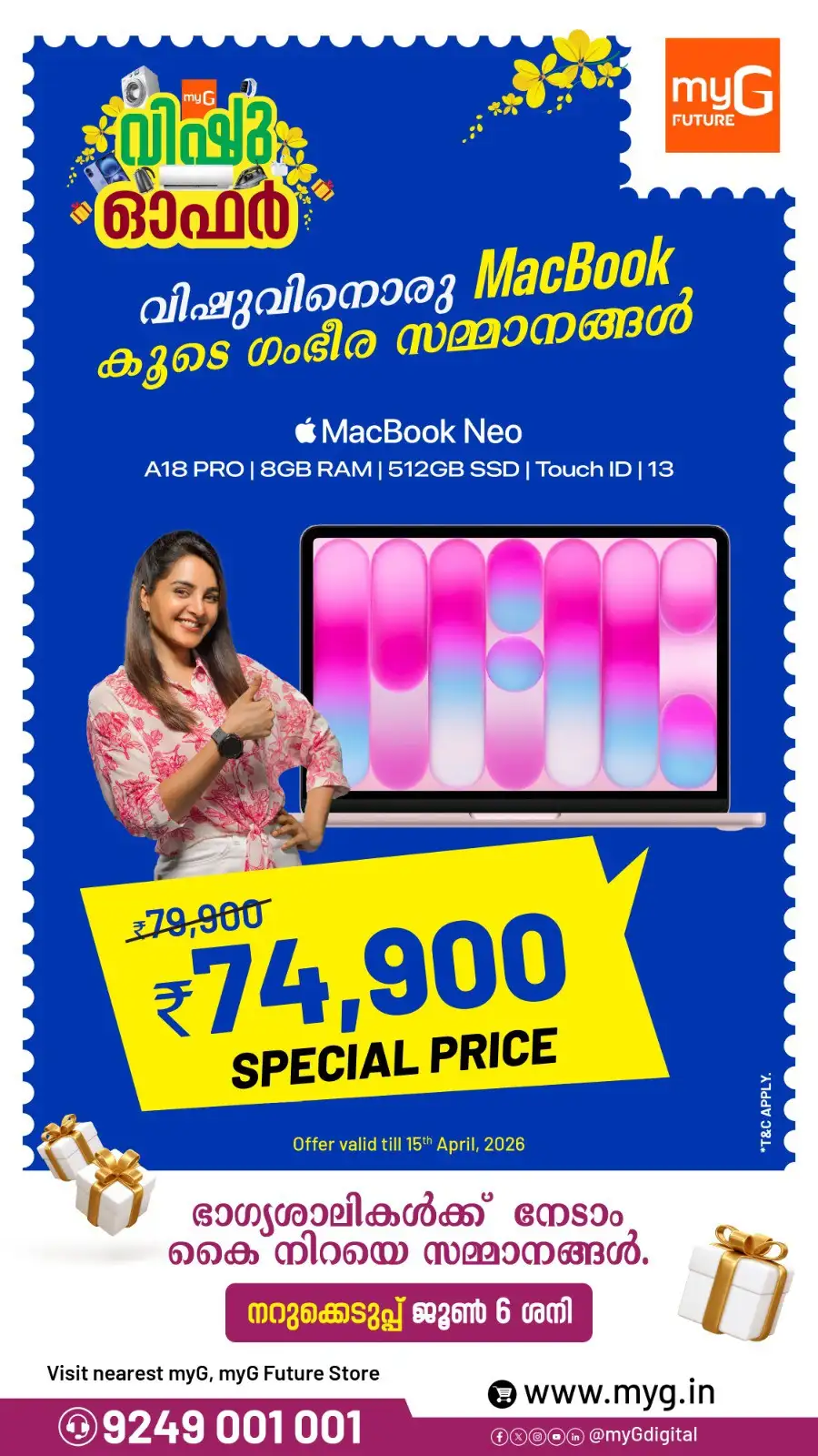 myG Kozhikode | Vishu Offers on Dashcams, Instax & GoPro Cameras