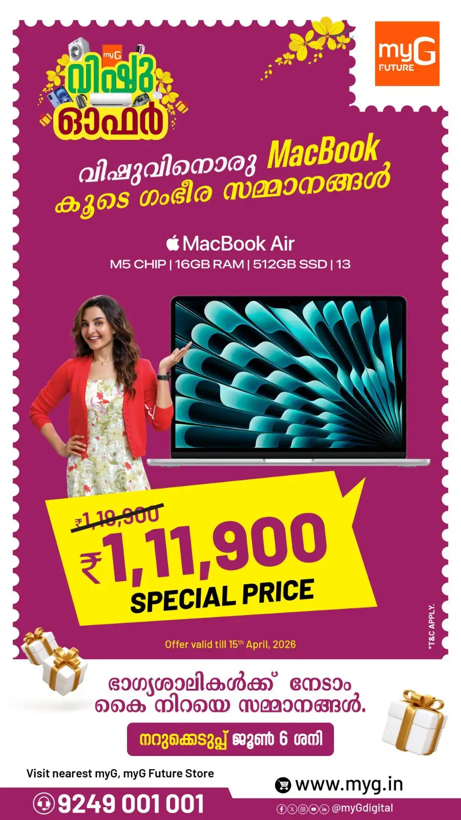 myG Kozhikode | Vishu Offers on Dashcams, Instax & GoPro Cameras