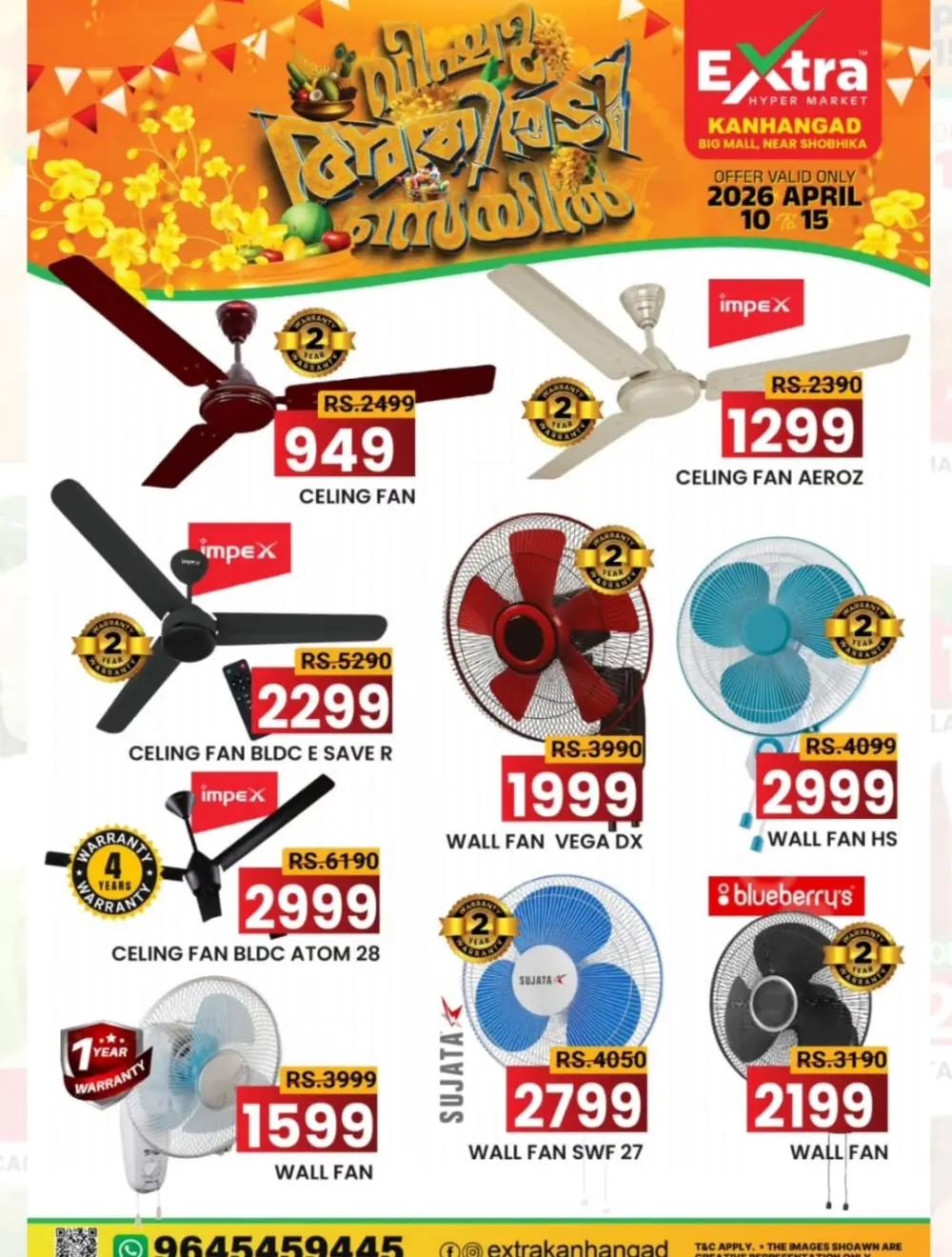 Extra Hyper Market Kanhangad Vishu Sale | Ends April 15