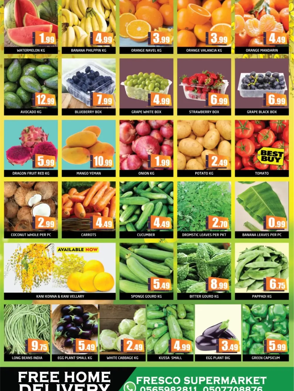 Fresco Supermarket Mussafah Abu Dhabi - Golden Vishu Deals